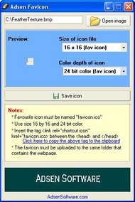 Adsen FavIcon screenshot